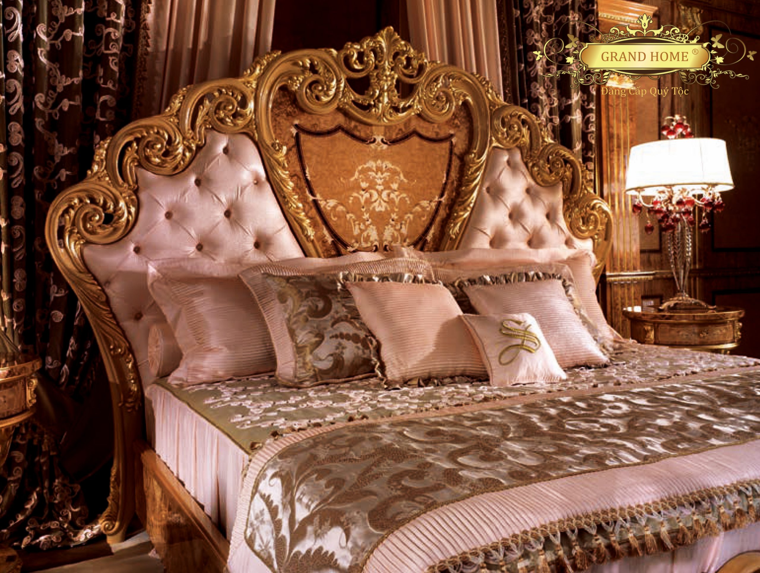 Giường cổ điển GRAND HOME G/SOC1_GP1 - Ảnh 4