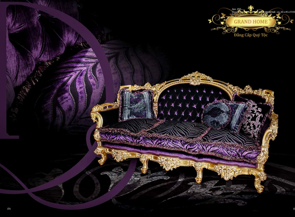 Sofa cổ điển GRAND HOME SF/BAZ_SR1 - Ảnh 3