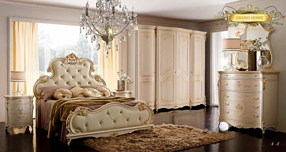 Giường cổ điển GRAND HOME G/AGM1_Roy2 - Ảnh 3