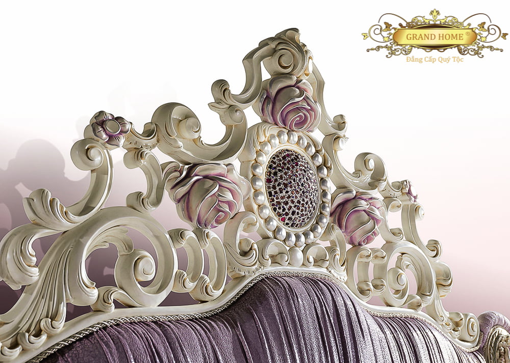 Giường cổ điển GRAND HOME G/CASti1_Bij1 - Ảnh 2