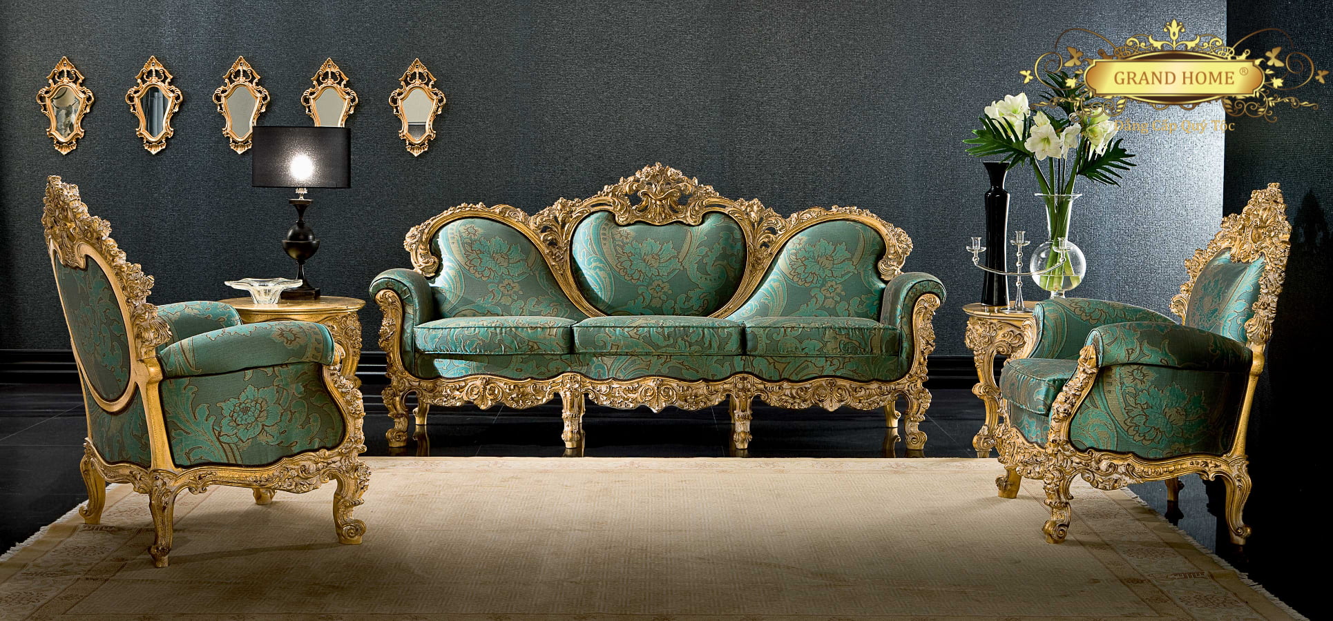Sofa cổ điển GRAND HOME SF/SIL9_Plu1 - Ảnh 5