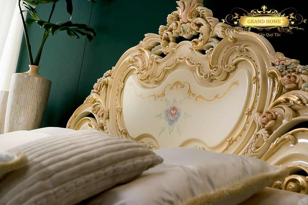Giường cổ điển GRAND HOME G/SIL8_Oli1 - Ảnh 2