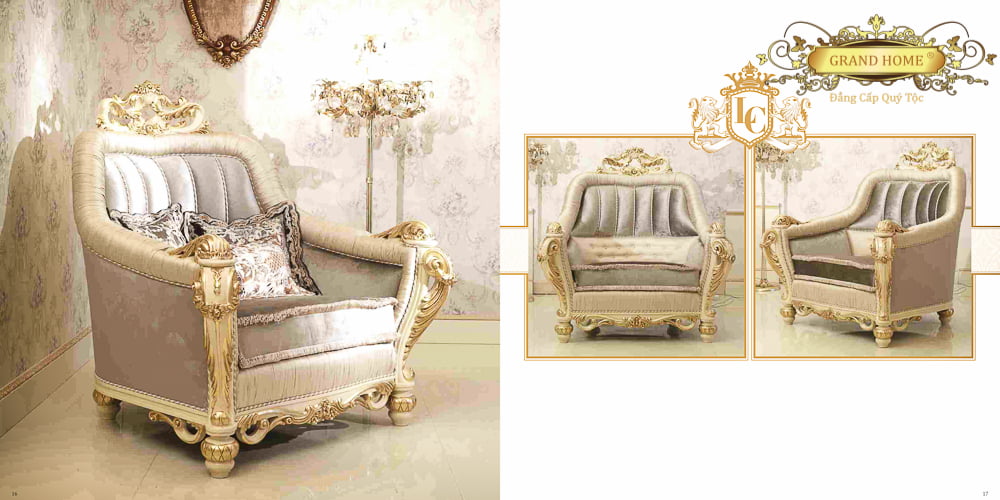 Sofa cổ điển GRAND HOME SF/LA1_Her1 - Ảnh 8