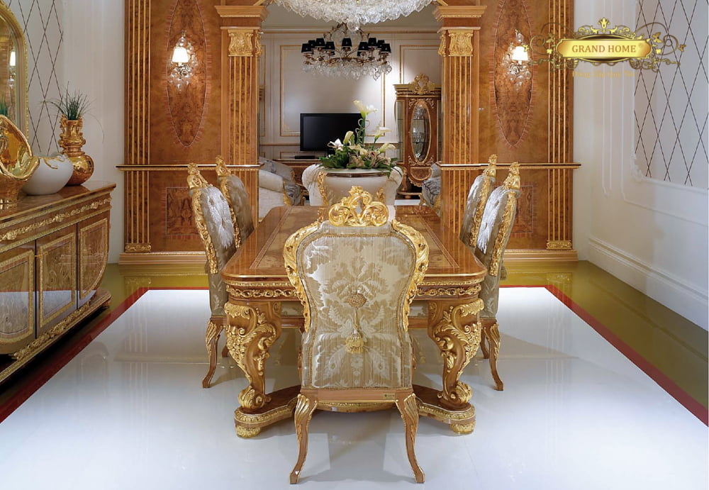 Bàn ăn cổ điển GRAND HOME BA/SOC3_Sub1 - Ảnh 3