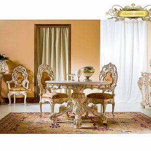 Bàn ăn cổ điển GRAND HOME BA/SIL6_Min1