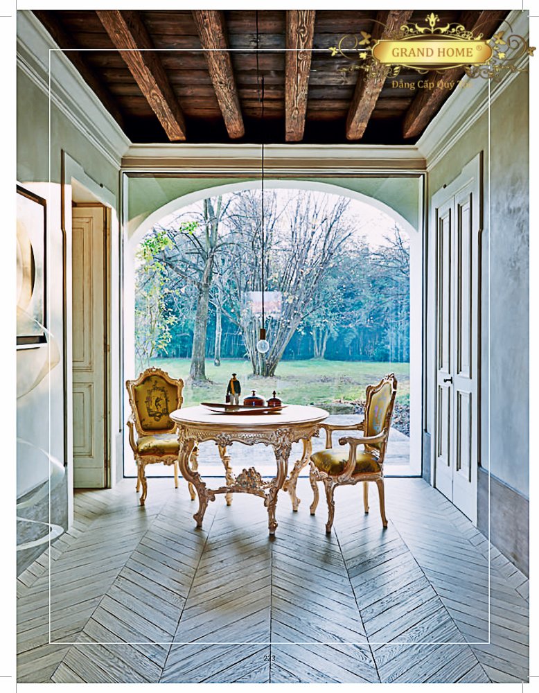 Bàn ăn cổ điển GRAND HOME BA/SIL2_Daf2 - Ảnh 2