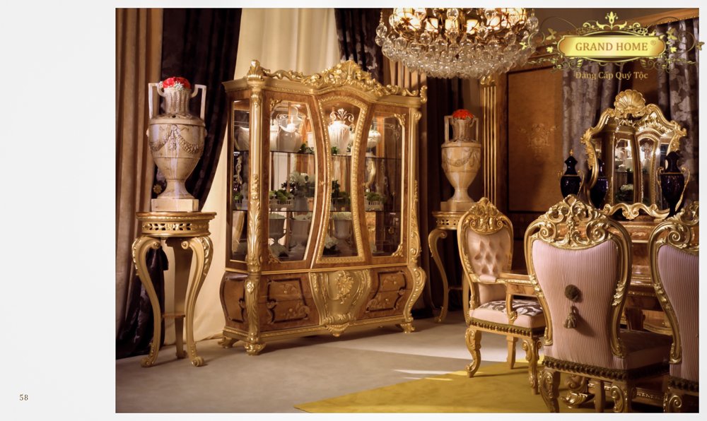 Tủ Trưng Bày cổ điển GRAND HOME TTBl/SOC1_GP1 - Ảnh 2