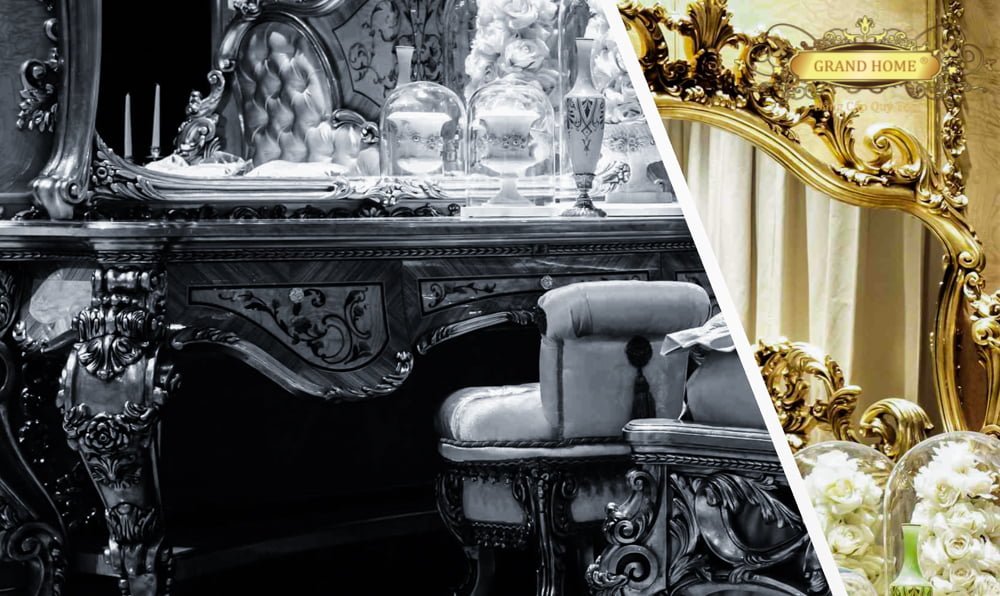 Bàn Trang Điểm cổ điển GRAND HOME BTĐ/SOC2_Her1 - Ảnh 2