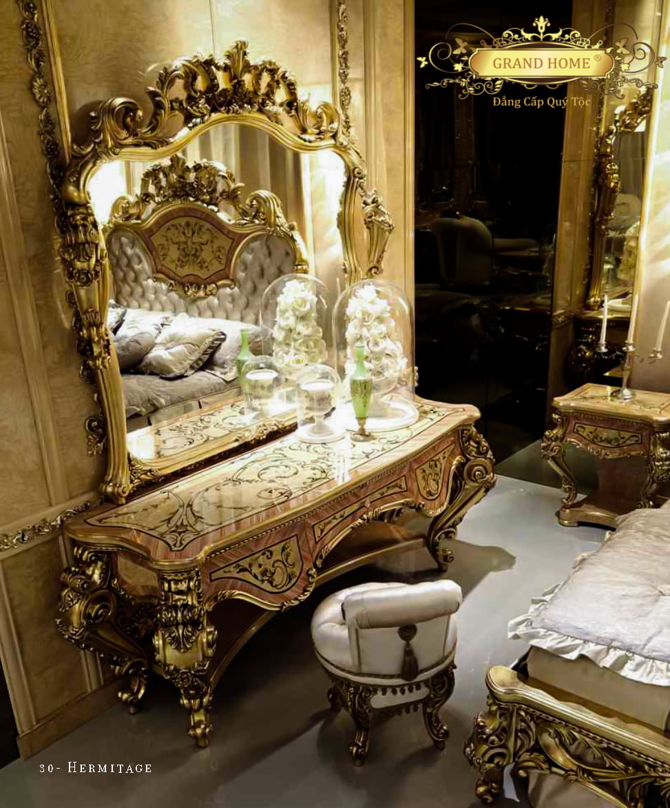Bàn Trang Điểm cổ điển GRAND HOME BTĐ/SOC2_Her1