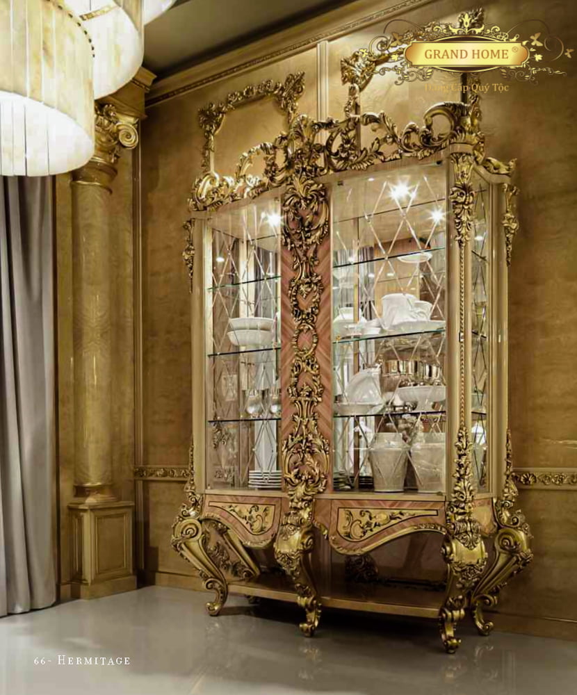 Tủ Trưng Bày cổ điển GRAND HOME TTBl/SOC2_Her1