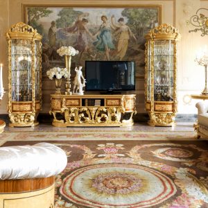 Tủ Tivi cổ điển GRAND HOME TTV/SOC4_Ver1