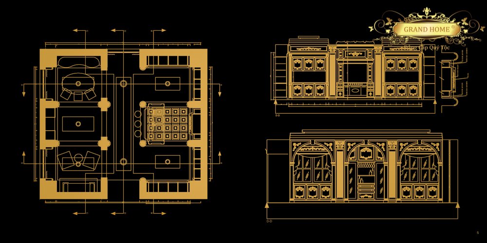 Bếp cổ điển GRAND HOME B/MGas0_Roy1 - Ảnh 7