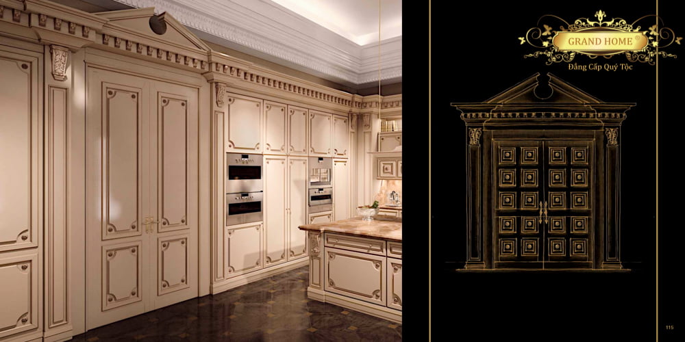 Bếp cổ điển GRAND HOME B/MGas0_Rom2 - Ảnh 8