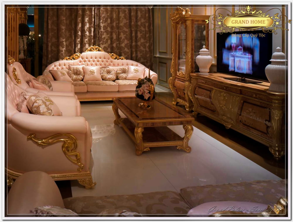 Tủ Tivi cổ điển GRAND HOME TTV/SOC1_GP1 - Ảnh 5