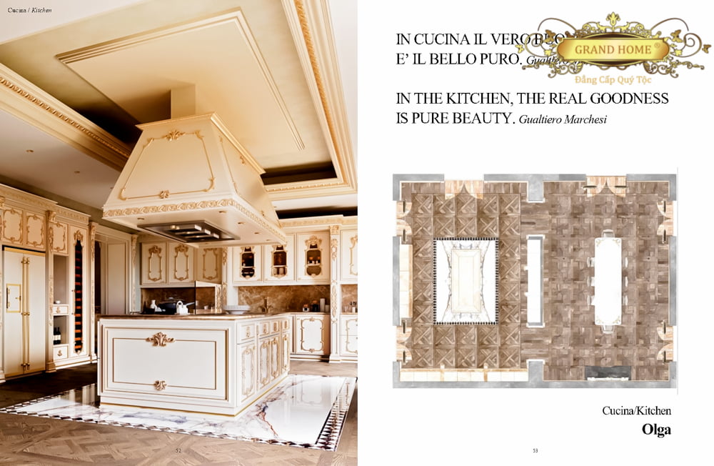 Bếp cổ điển GRAND HOME B/SIL0_Olg1 - Ảnh 4